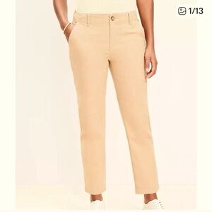 LOFT Monroe Slim Khaki Chinos